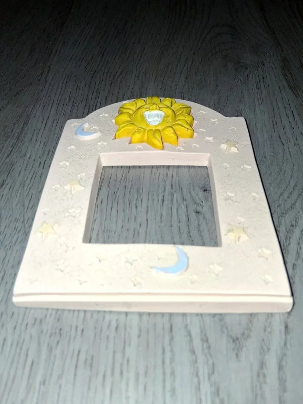 Vintage Celestial Home Decor Sun Medallion Moon and Stars Mini Frame Whimsigoth